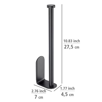 WENKO 53214100 - NIO-rullapidike 27,5 x 7 cm musta