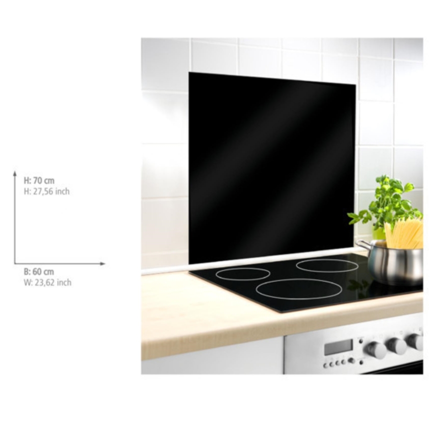 WENKO 53881100 - BLACK-seinäpaneeli 60x70 cm musta