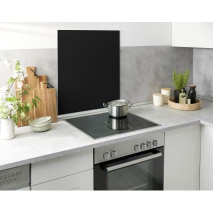 WENKO 53881100 - BLACK-seinäpaneeli 60x70 cm musta
