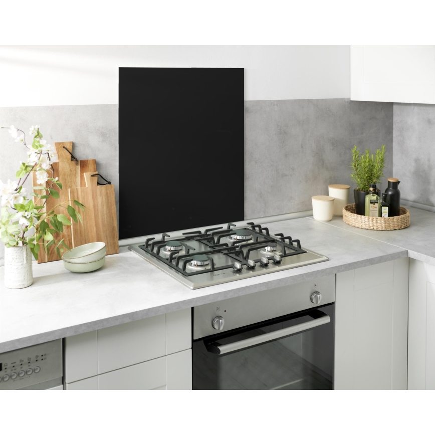 WENKO 53881100 - Musta suihkuseinä BLACK 60x70 cm