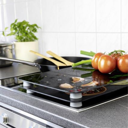 WENKO 53907100 - Keittotason suojakansi 30x52 cm monivärinen/harmaa/läpinäkyvä
