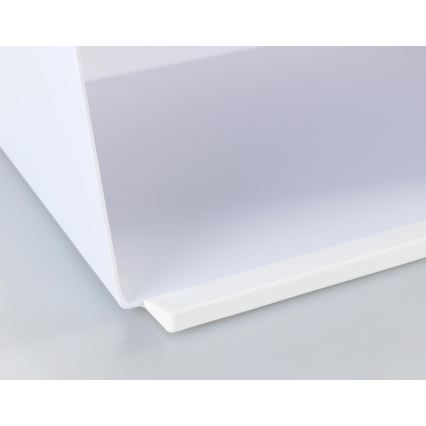 WENKO 54099100 - Leipälaatikko KUBO 35 x 26,5 cm valkoinen/ruskea
