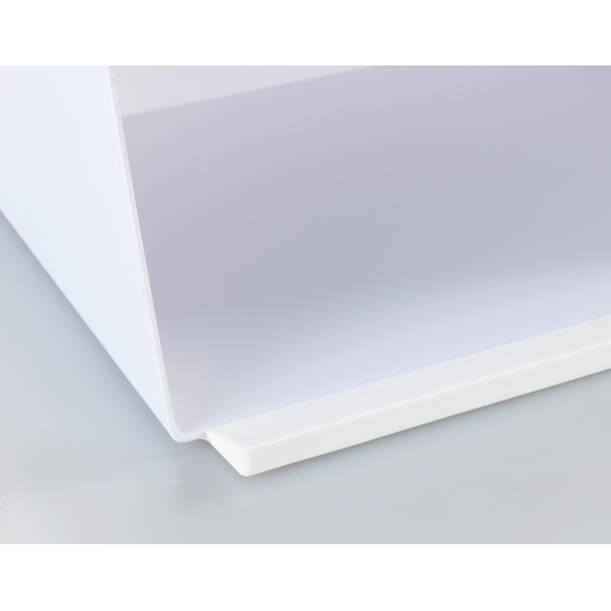 WENKO 54099100 - Leipälaatikko KUBO 35 x 26,5 cm valkoinen/ruskea