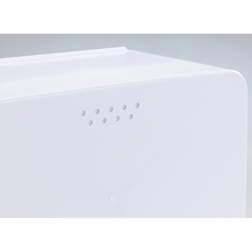 WENKO 54099100 - Leipälaatikko KUBO 35x26,5 cm valkoinen/ruskea