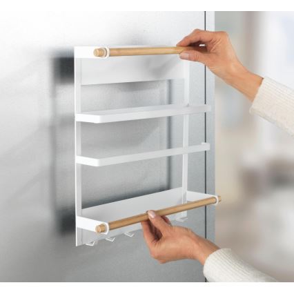 WENKO 54113100 - Järjestäjä MAGNA 33x34 cm valkoinen/ruskea/musta