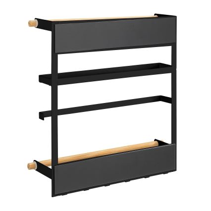 WENKO 54114100 - Organisaattori MAGNA 33x34 cm musta/ruskea