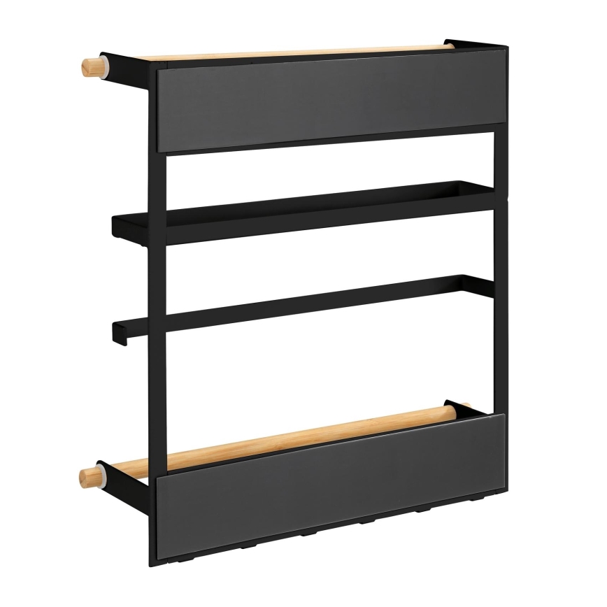 WENKO 54114100 - Organisaattori MAGNA 33x34 cm musta/ruskea