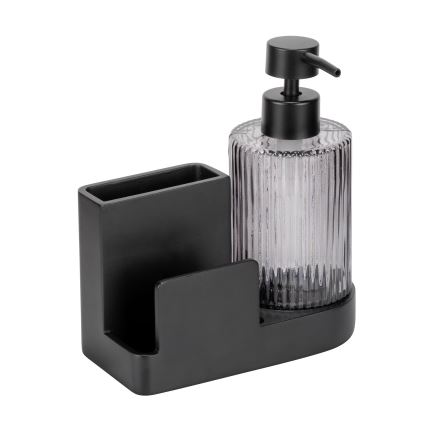 WENKO 54654100 - PINA-järjestäjä 16x17 cm musta
