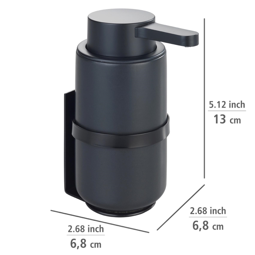 WENKO 54657100 - WOYA-saippuapumppu 250 ml musta
