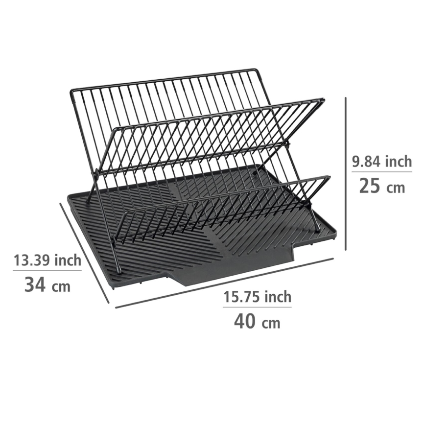 WENKO 54771100 - NELIA valutusastia 34x40 cm musta