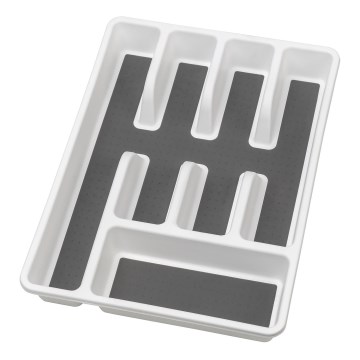 WENKO 54788100 - Aterinlokerikko 26,5x36,5 cm valkoinen/harmaa