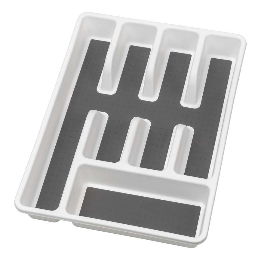 WENKO 54788100 - Aterinlokerikko 26,5x36,5 cm valkoinen/harmaa