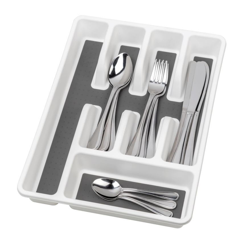 WENKO 54788100 - Aterinlokerikko 26,5x36,5 cm valkoinen/harmaa