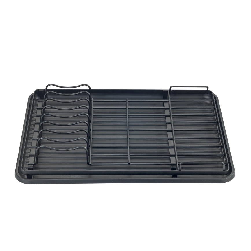 WENKO 54798100 - Astioiden kuivausteline AMY 42,5 x 31,5 cm, musta