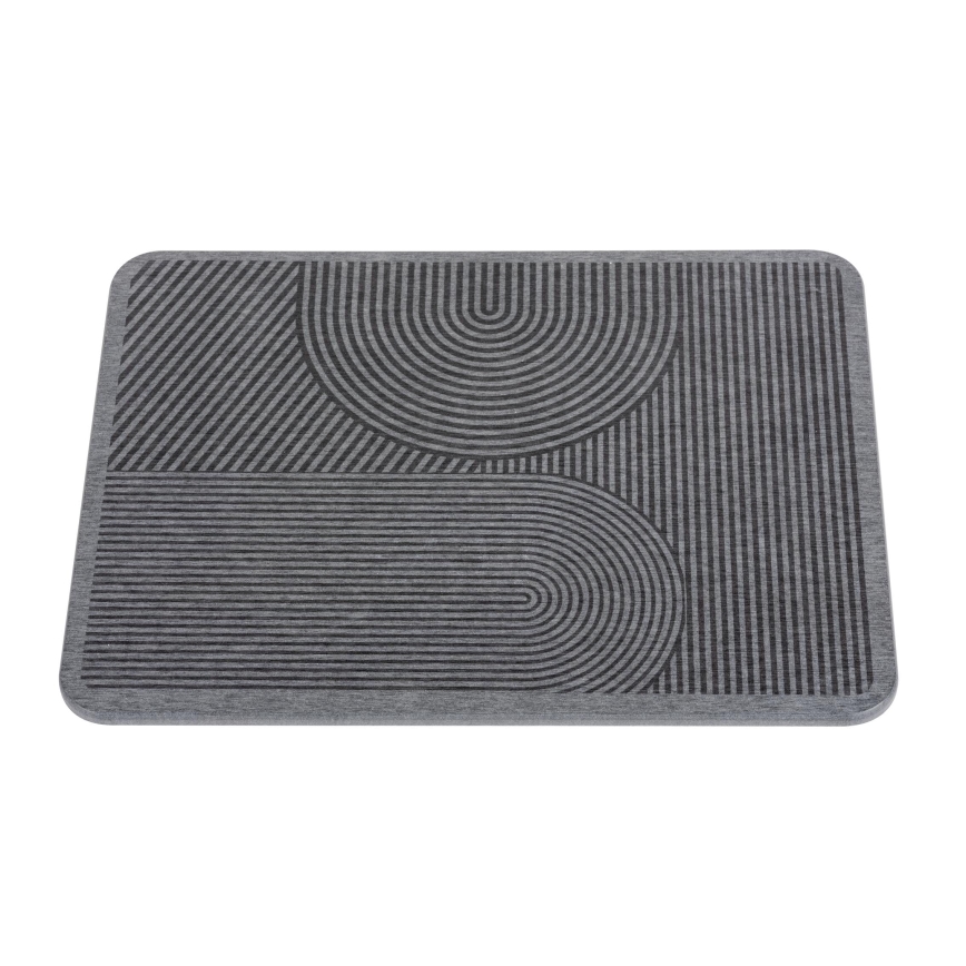 WENKO 54955100 - DAMON-kuivatusmatto 40x30 cm diatomiiitti/harmaa