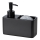 WENKO 55076100 - Saippua-annostelija BLACK OUTDOOR KITCHEN 14,5x14,3 cm musta