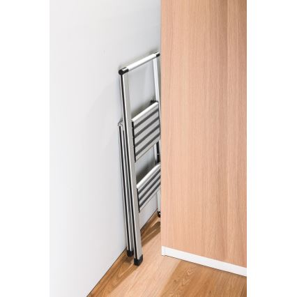 WENKO 601011100 - ALU-DESIGN-tikkaat 44x101 cm hopea/musta