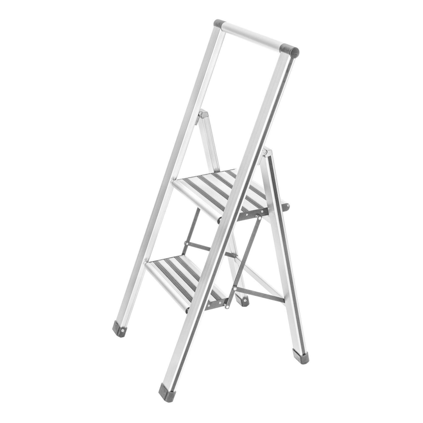 WENKO 601015100 - ALU-DESIGN-tikkaat 44x101 cm valkoinen/harmaa