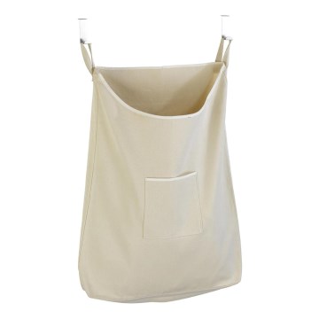 WENKO 62107100 - Pyykkikori CANGURO 52x81 cm beige/hopea