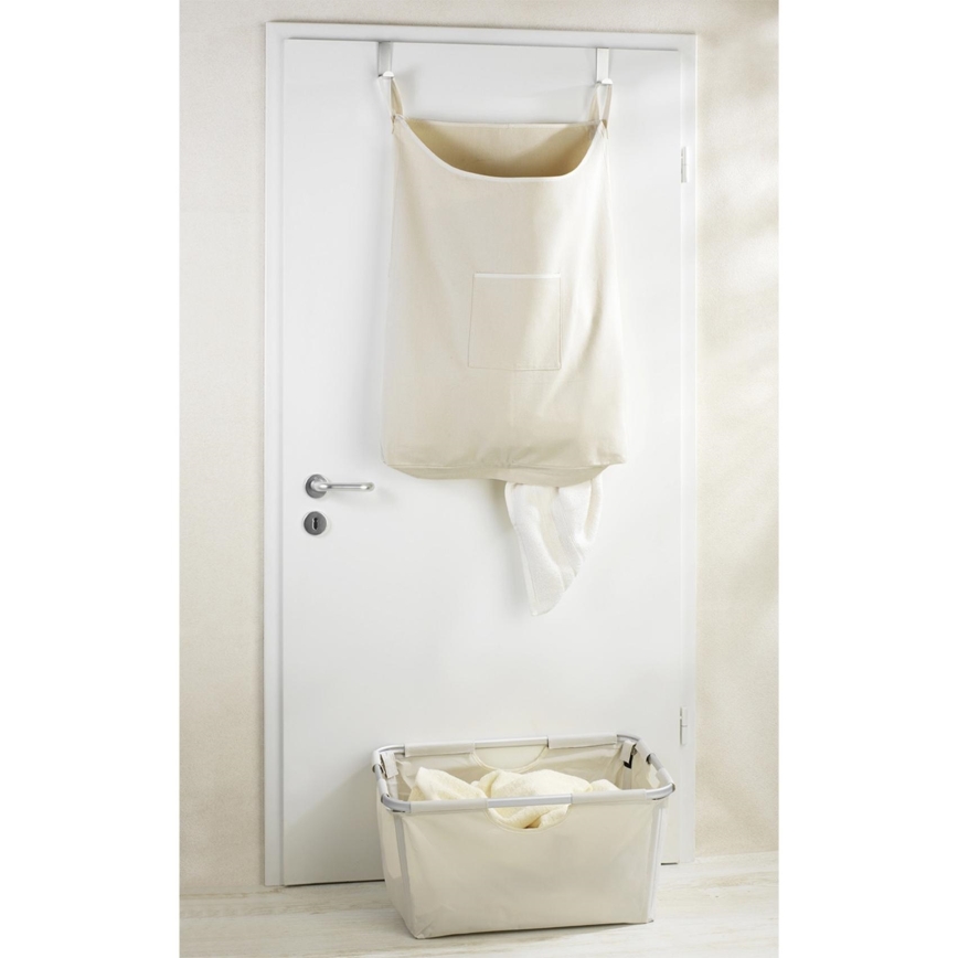 WENKO 62107100 - Pyykkikori CANGURO 52x81 cm beige/hopea