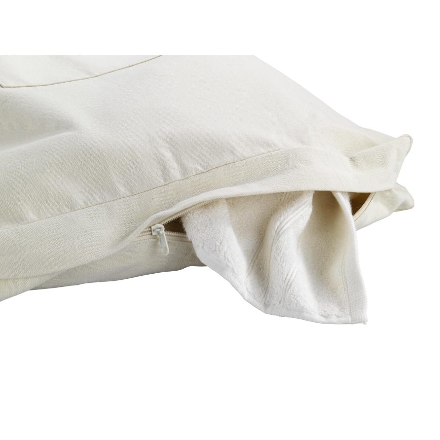 WENKO 62107100 - Pyykkikori CANGURO 52x81 cm beige/hopea