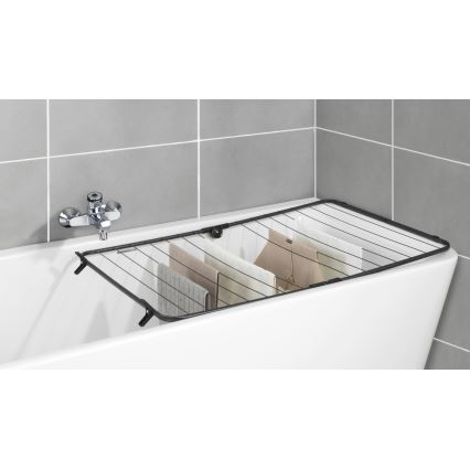 WENKO 63003100 - Pyykinkuivausteline CHAMPION 65x114 cm musta