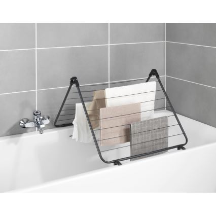 WENKO 63003100 - Pyykinkuivausteline CHAMPION 65x114 cm musta