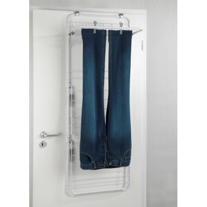 WENKO 63010800 - Pyykinkuivausteline 51x142 cm valkoinen/harmaa