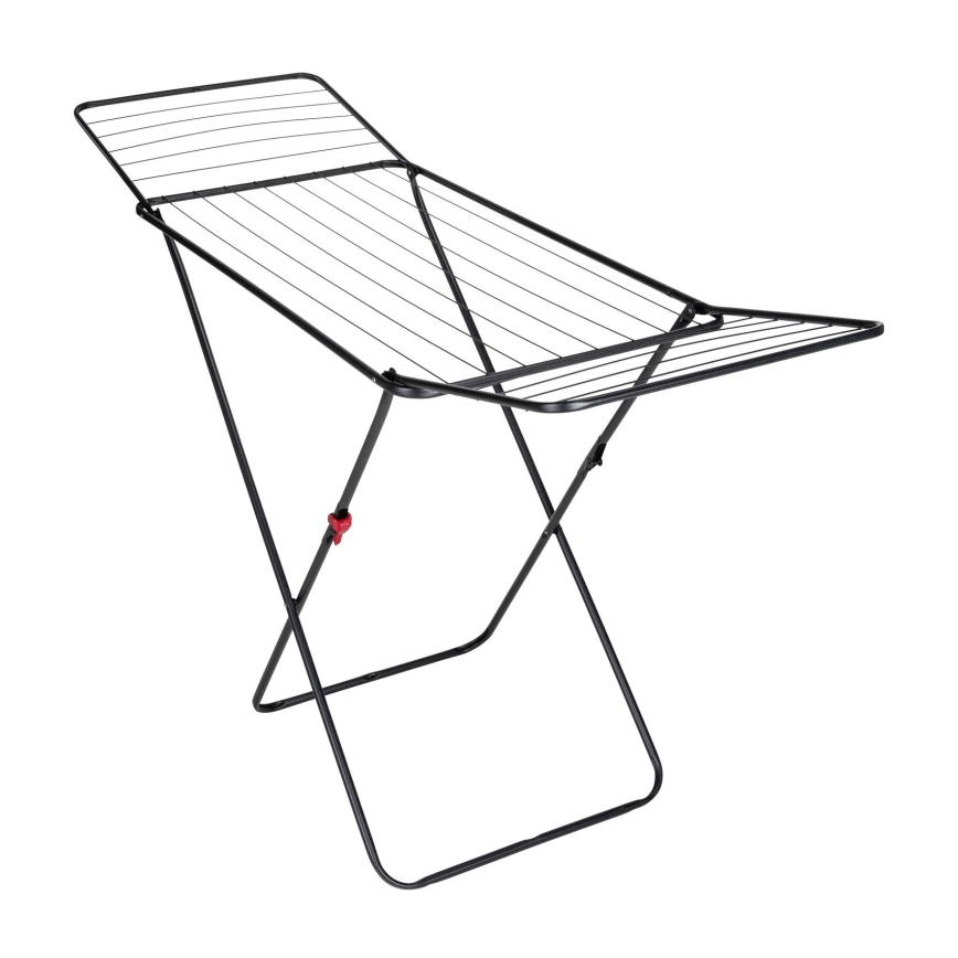 WENKO 63015100 - Pyykinkuivausteline CHAMPION 170x98 cm musta