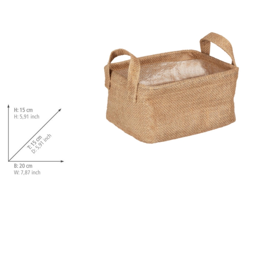 WENKO 64470100 - Kori JUNA 20x15 cm ruskea
