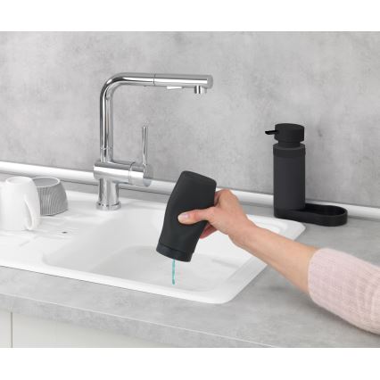 WENKO 69753800 - Organizeri EASY SQUEEZ-E 15x18 cm musta