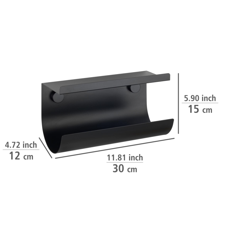 WENKO 71144800 - JET-rullapidike 30x15 cm, musta