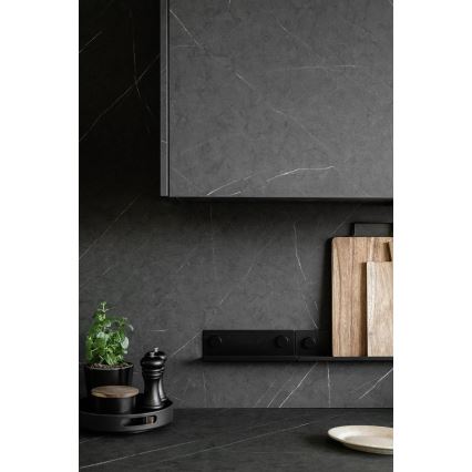 WENKO 71145800 - Teline JET 25x7,5 cm musta