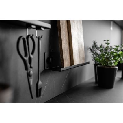 WENKO 71146800 - Maustepurkit JET 40x7,5 cm musta