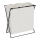 WENKO 71298800 - Pyykkikori TRIO 69x76 cm kerma/musta