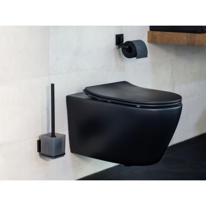WENKO 71447800 - VACUUM-LOC QUADRO ED vessapaperiteline 14x11 cm musta