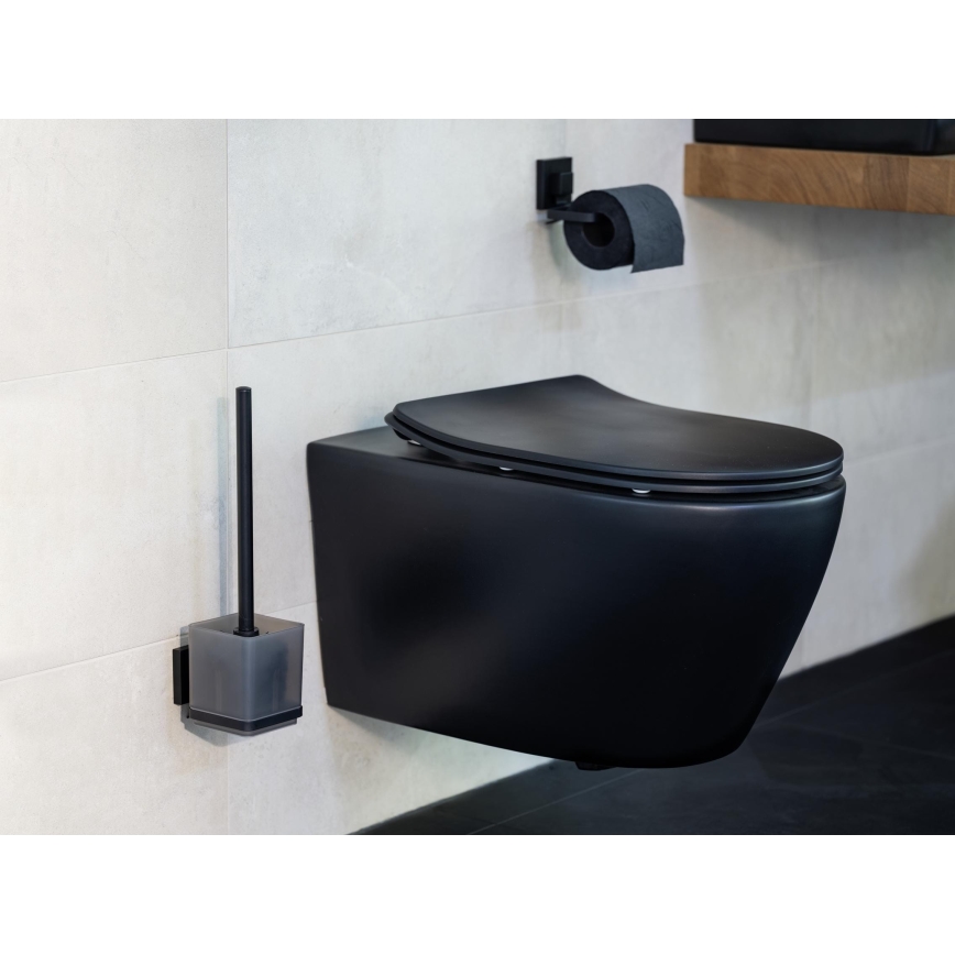 WENKO 71447800 - VACUUM-LOC QUADRO ED vessapaperiteline 14x11 cm musta