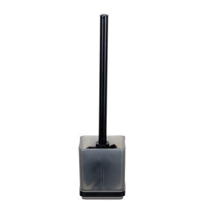 WENKO 71450800 - WC-setti VACUUM-LOC QUADRO ED 9,5x37 cm musta