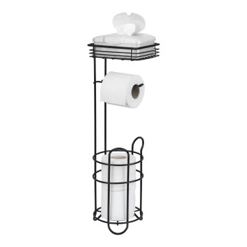 WENKO 71451800 - WC-paperiteline 16x59 cm musta