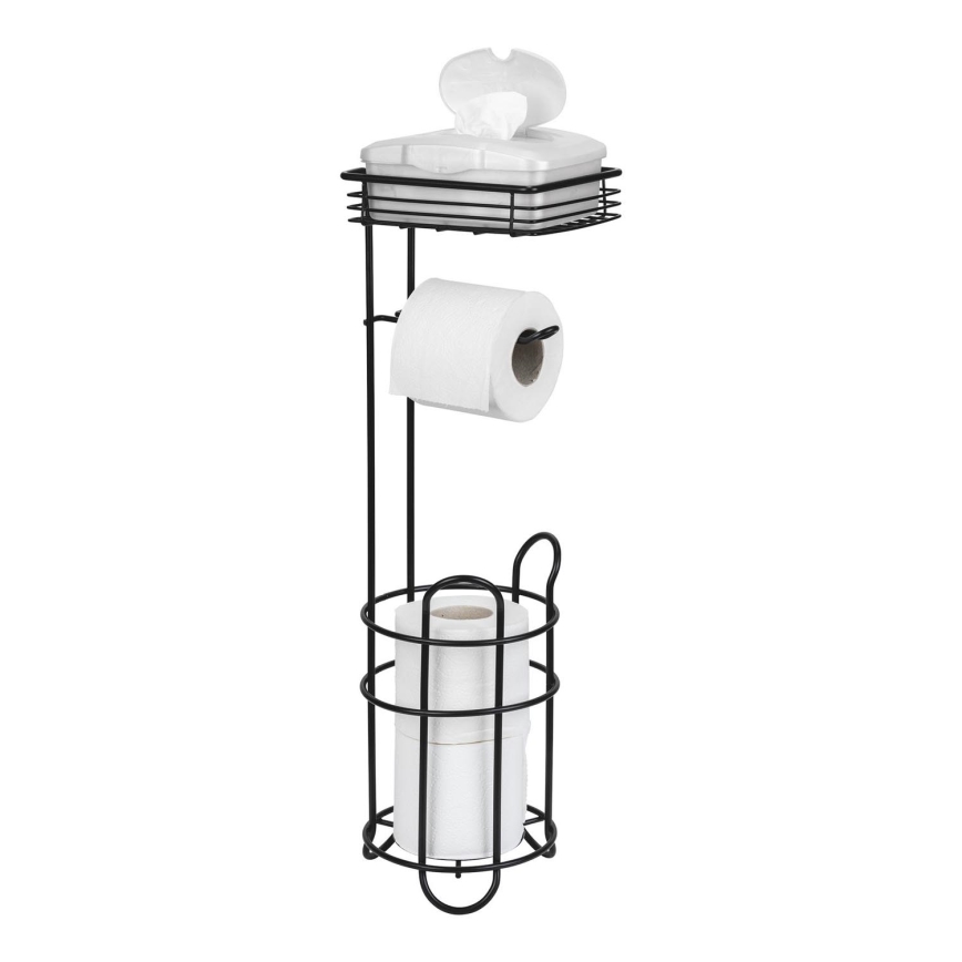 WENKO 71451800 - WC-paperiteline 16x59 cm musta
