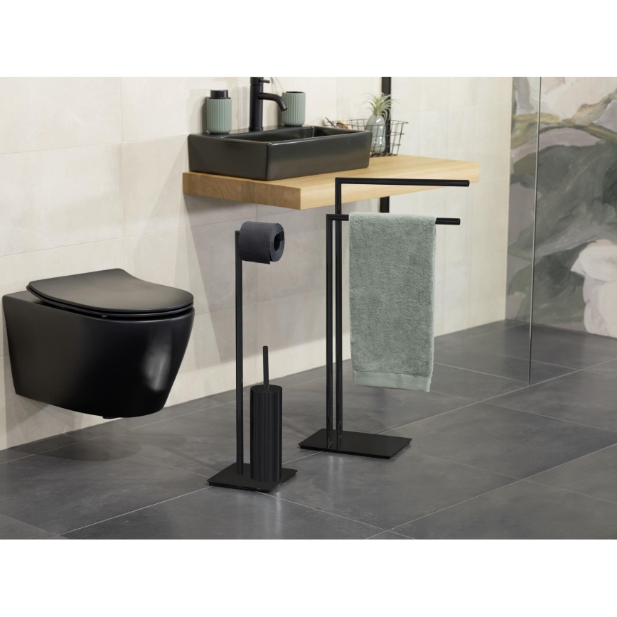 WENKO 71555800 - Pyyheteline RECCO 48x80,5 cm musta