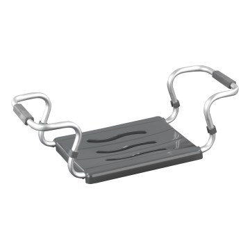 WENKO 73392500-Istuin Turvallisuus kylpyhuoneessa 26x18 cm hopea/antrasiitti