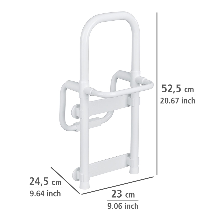 WENKO 8110100-käsituki SECURA 23x52 cm valkoinen