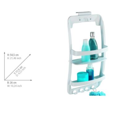 WENKO 8409100 - UNIVERSAL-hylly 26x54,5 cm valkoinen