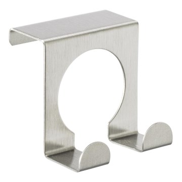 WENKO 8411100 - Koukku 5x5 cm ruostumaton teräs/hopeanvärinen