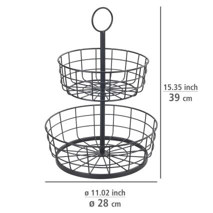 WENKO 88740800 - Kori LOFT 28x39 cm musta