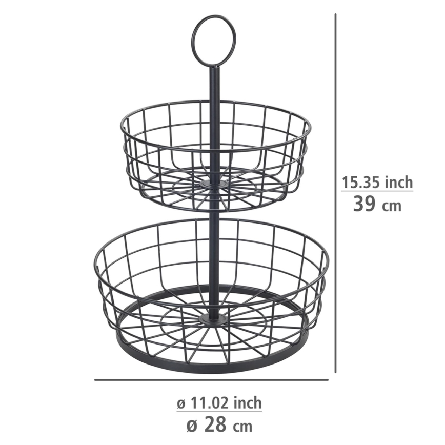 WENKO 88740800 - Kori LOFT 28x39 cm musta