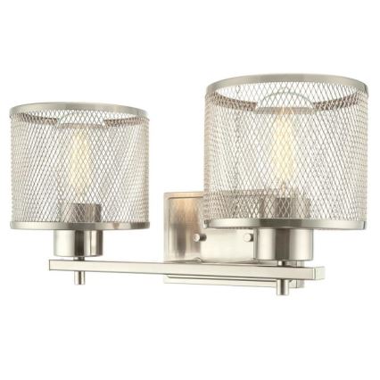 Westinghouse 63277 - Seinävalaisin MORRISON 2xE27/60W/230V