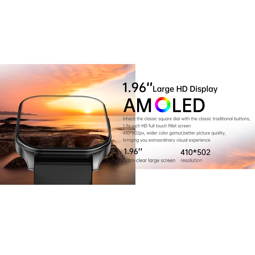 Winner Group - Älykello AirFlexOn 300 mAh IP68 hopea