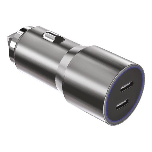 Winner Group - Autolaturi 2xUSB-C Power Delivery 60W hopea